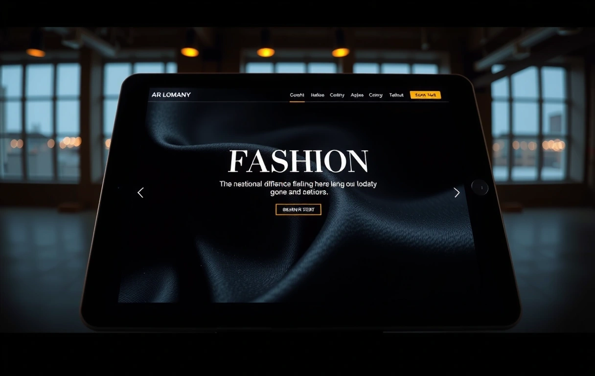 Luxury Editorial Platform Design
